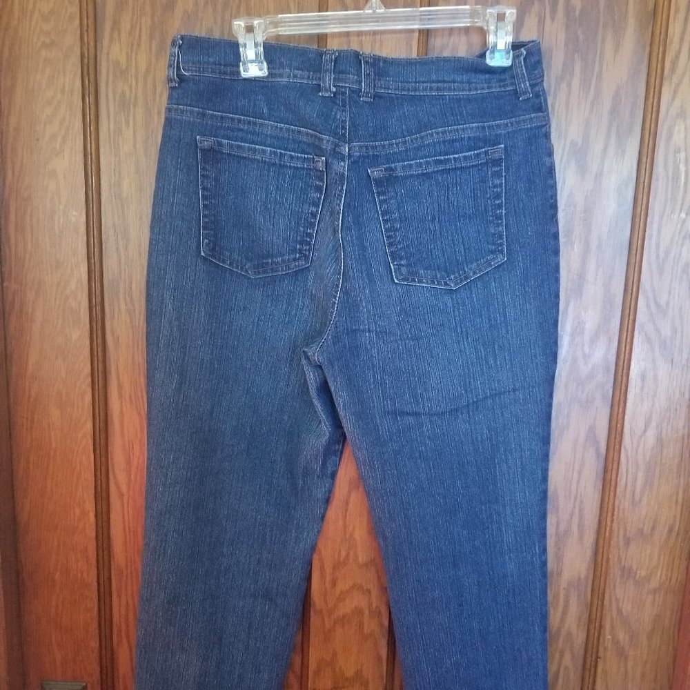 Gloria Vanderbilt Ladies Amanda Stretch Denim Jean Dark Blue, Size 10 Short - Picture 4 of 5